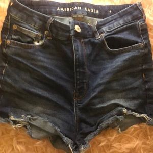 American eagle ripped jean shorts, size 12